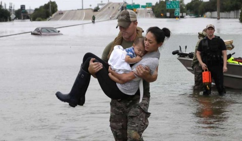 La tormenta Harvey provoca en Houston unas inundaciones sin precedentes
