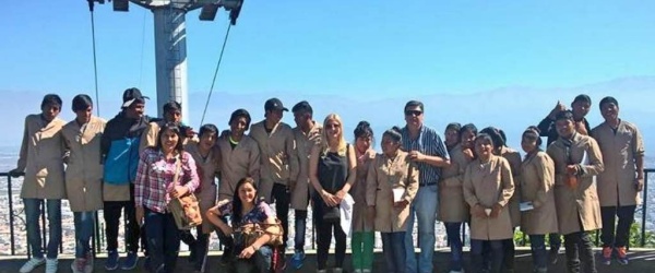 Estudiantes secundarios de El Alfarcito visitan la ciudad de Salta