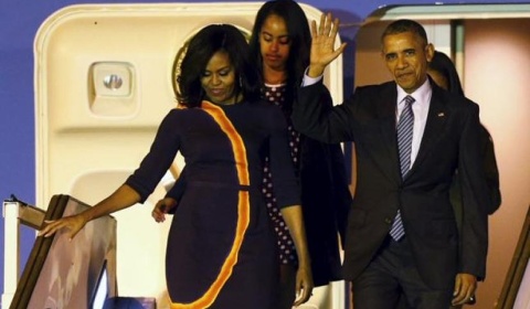 El presidente Obama llega a la Argentina