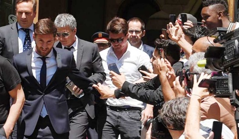 La Audiencia de Barcelona condena a Lionel Messi a 21 meses de cárcel