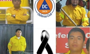 Duelo oficial por la muerte de cuatro trabajadores de Defensa Civil de Salta