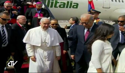El Papa lanza la nueva campaña de Caritas para la acogida de migrantes