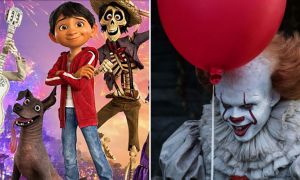 'Coco' e 'It' en el autocine de la Municipalidad de Salta
