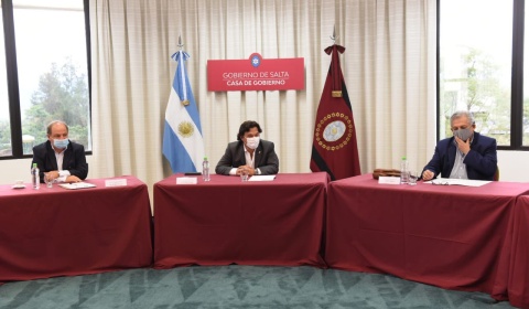 El gobernador Sáenz se reúne con representantes de la CGT de Salta
