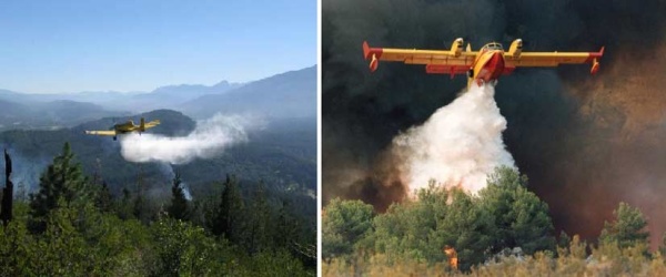 No se combate un gran incendio con baldes alados
