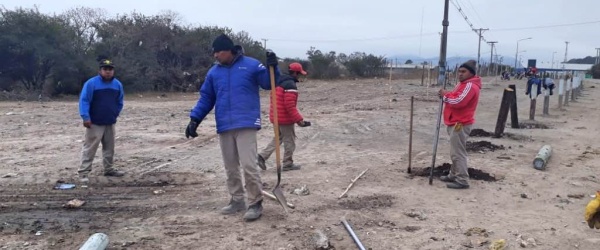 Después del via crucis de Güemes, se trabaja para recuperar el camino a La Pedrera