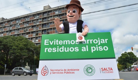 Campaña municipal en Salta para promover los buenos hábitos ambientales