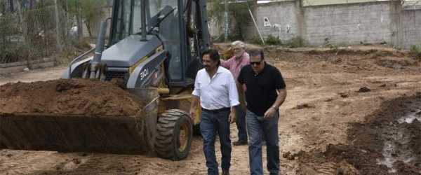 Sáenz inspecciona obras municipales en la zona este de la ciudad de Salta