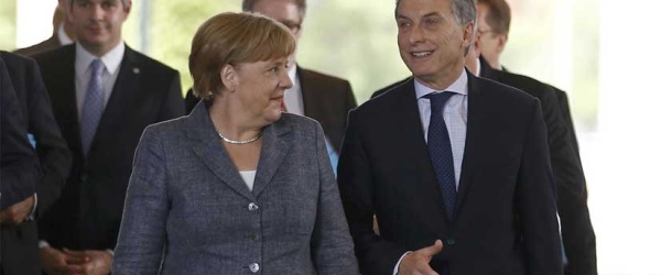 El presidente Macri recibe hoy a la canciller alemana Angela Merkel