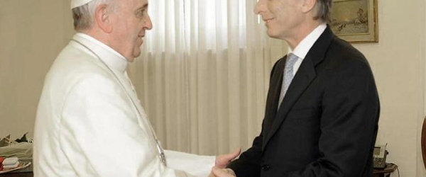 El presidente Macri visitará al Papa Francisco el 27 de febrero