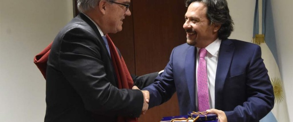 El Intendente Sáenz recibe al Embajador de Alemania en la Argentina