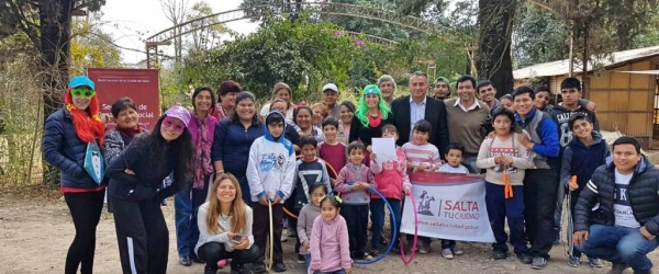 600 niños de barrios salteños visitan el vivero municipal en una semana