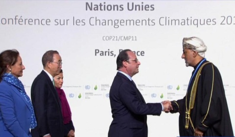 COP21: Hollande y Ban Ki-moon dan la bienvenida a los Jefes de Estado
