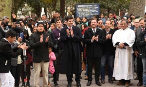 Urtubey pasea sus candidatos en la fiesta provincial del tabaco en Chicoana