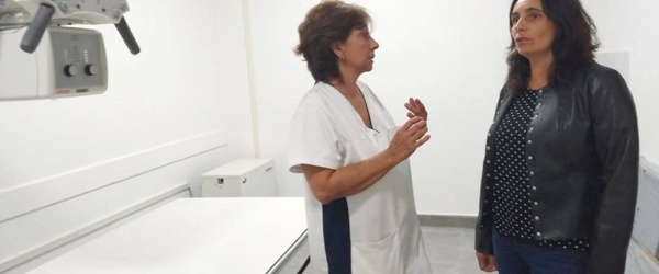 La ministra Medrano supervisa el hospital de Aguaray