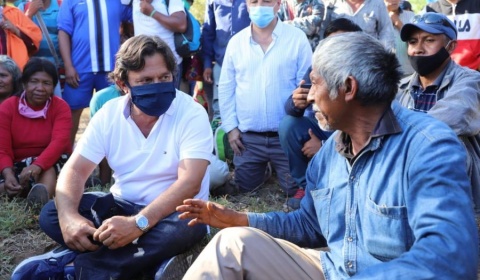 Sáenz se reúne en Pichanal con representantes de comunidades aborígenes