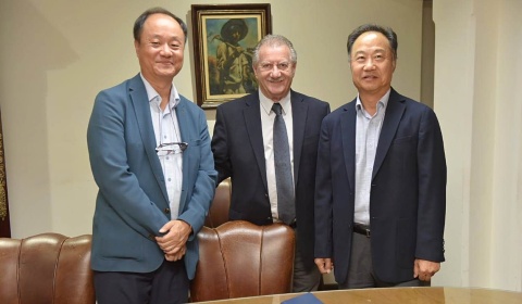 El vicegobernador Marocco se reúne con inversores mineros coreanos