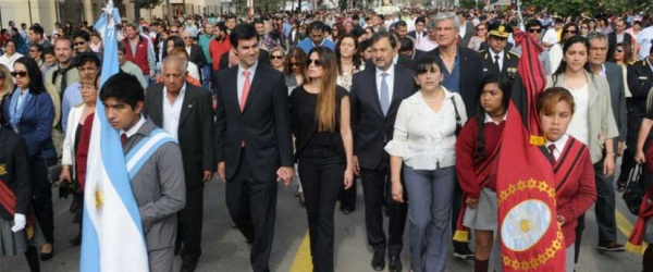 Urtubey y Macedo participan en las fiestas patronales de Joaquín V. González