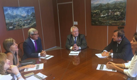 Jueces de la Corte de Justicia de Salta reciben al presidente de la Asociación Argentina de Justicia Constitucional