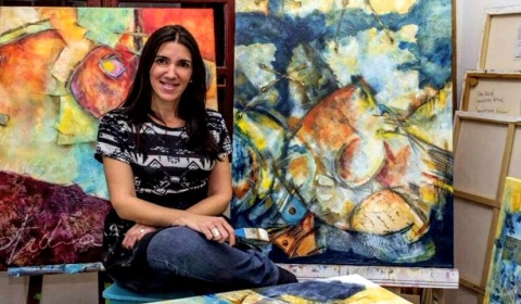 Muestra ¡Circule! entre irse y quedarse' de Laura Asaro en el Museo Casa de Arias Rengel