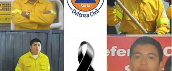 Duelo oficial por la muerte de cuatro trabajadores de Defensa Civil de Salta