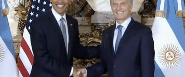 Macri recibe a Obama en la Casa Rosada