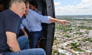 Macri anuncia inversiones para dar una 'solución definitiva' a las inundaciones