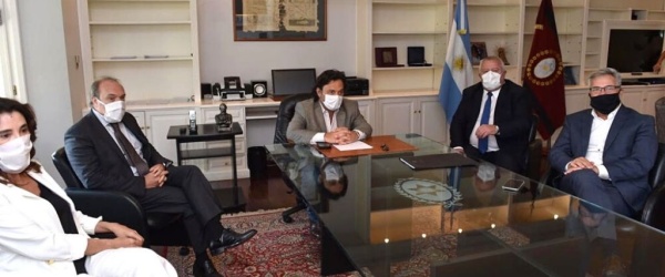 Sáenz se reúne con jueces de la Corte de Justicia de Salta para analizar la vuelta a la actividad