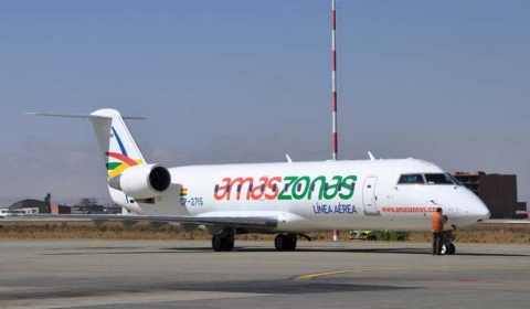 Amaszonas confía en el éxito del vuelo Asunción-Salta-Iquique