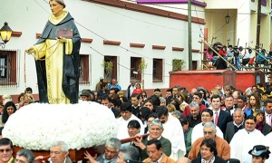 El gobernador Urtubey participa en las fiestas patronales de Joaquín V. González