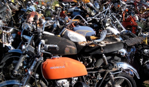 Remate judicial de motos chatarra en Salta