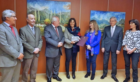 Jueces de la Corte de Justicia homenajean a la jueza Analía Villa, con motivo de su jubilación