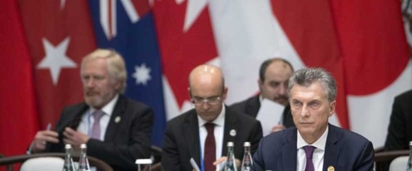 Macri dice en el G20 que Argentina dejó atrás el aislacionismo