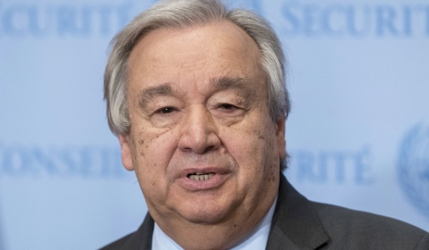 Las tensiones geopolíticas mundiales se encuentran en su máximo nivel, advierte António Guterres