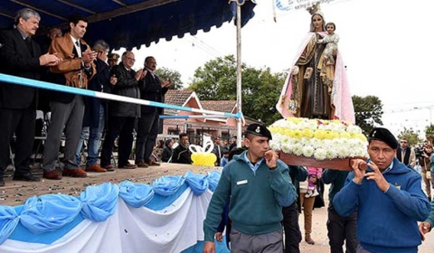 El gobernador Urtubey participa de las fiestas patronales de General Ballivián