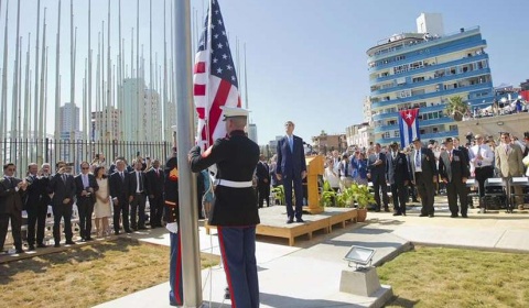 La Embajada de Estados Unidos en Cuba reabre sus puertas 54 años después