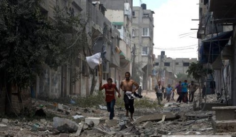 EEUU y la ONU anuncian un alto al fuego de 72 horas en la Franja de Gaza