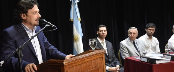 El intendente Sáenz presenta el informe final de su plan maestro de desagües pluviales