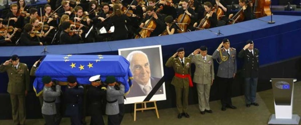 Último homenaje a Helmut Kohl en un funeral de Estado en el Parlamento Europeo