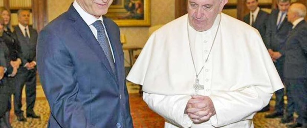 El Papa recibe al Presidente de la República Argentina, Mauricio Macri