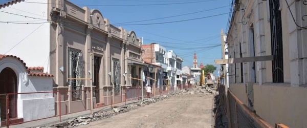 La Municipalidad comienza los trabajos en otra cuadra del 'Corredor de la Fe'