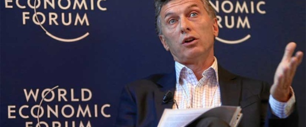 El presidente Macri participa hoy en el Foro de Davos