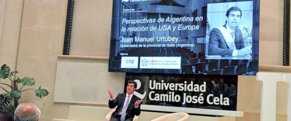 Urtubey decepciona en Madrid, al recitar una lección mal aprendida