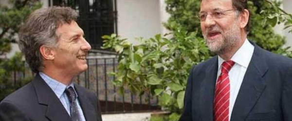 Macri apoya a Rajoy y alude al 'desarrollo' de España