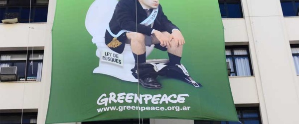 Greenpeace acusa a Urtubey de 'expandir descontroladamente la frontera agropecuaria'