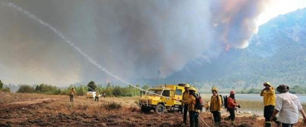 Agentes municipales sofocan un incendio de terrenos en zona norte