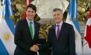 Trudeau y Macri acuerdan cooperar en comercio, minería y refugiados