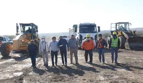Sáenz supervisa las obras de la Circunvalación Noroeste de Salta