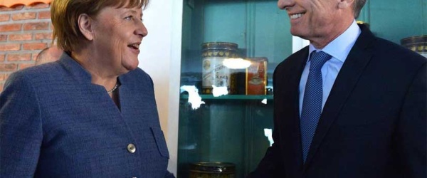 Mauricio Macri se reúne con Angela Merkel