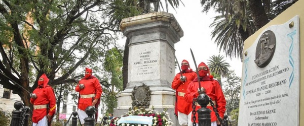 Actos centrales en Salta en el 201º aniversario de la muerte del general Manuel Belgrano